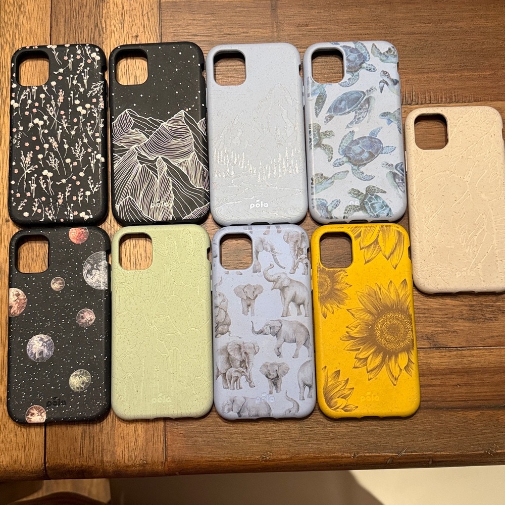 Pela iPhone 11 Eco-Friendly Phone Cases lot bundle of 9
